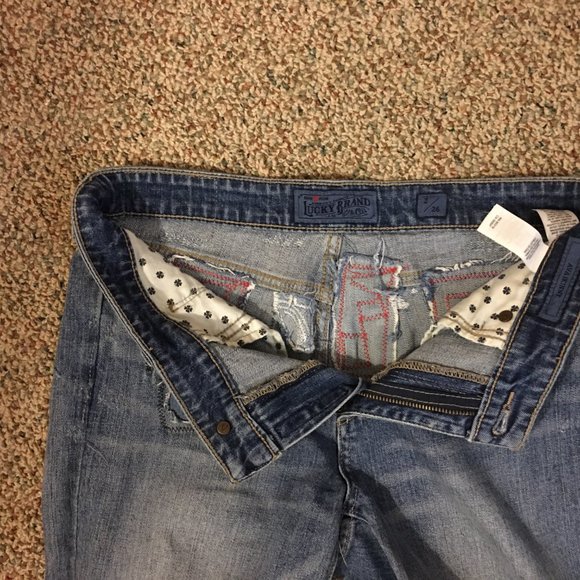 Lucky Brand 2/26 Ava Skinny Smiley Face Jeans - Picture 9 of 12